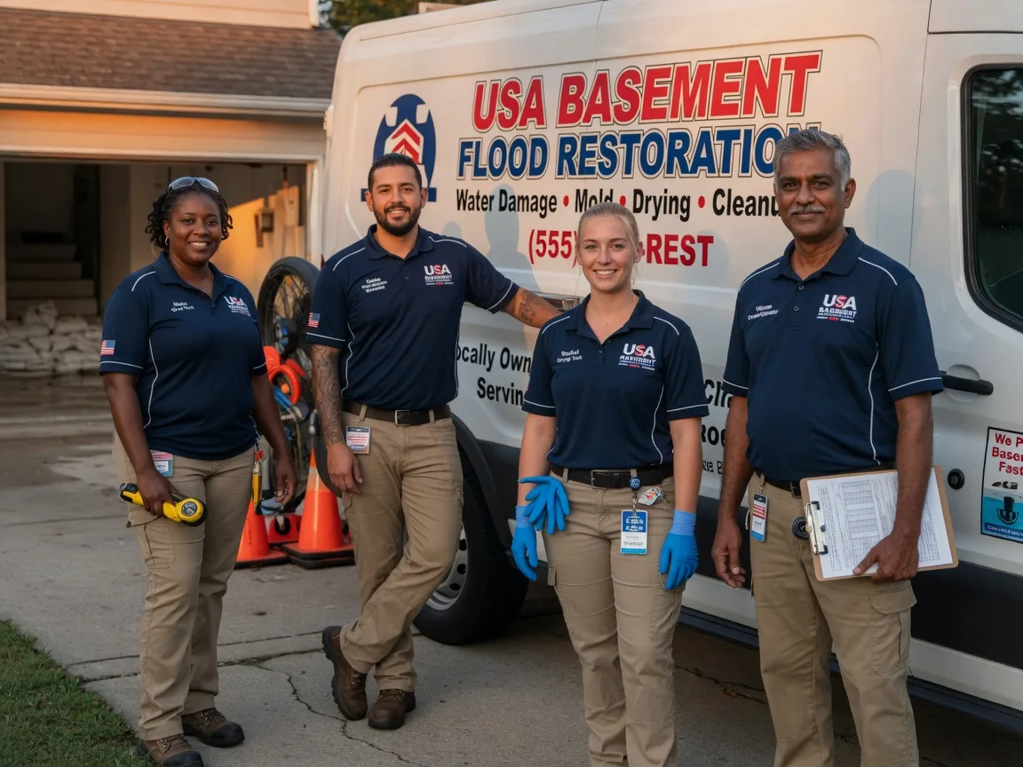 Basement Flood Cleanup company in Bellville, OH